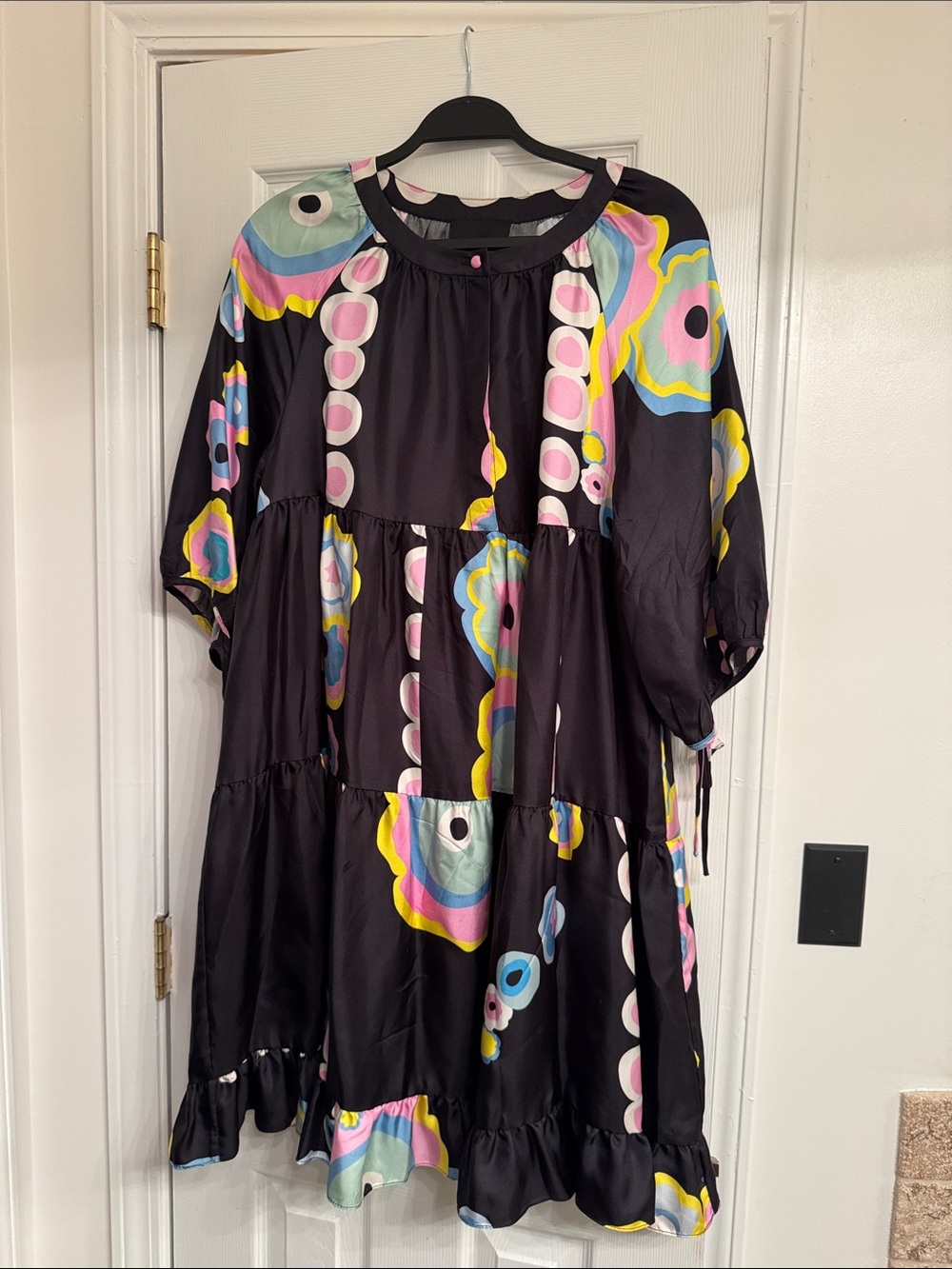 Cynthia Rowley Penelope Blossom Print Tiered Dress - Picture 2 of 3